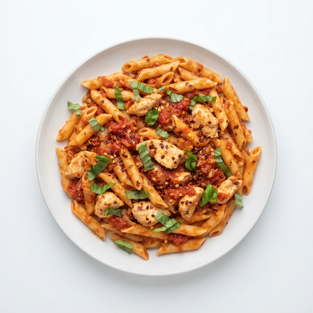 Chicken Arrabbiata Penne — frozen ready meal